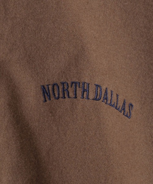 179/WG（イチナナキュウダブルジー）の「カレッジロゴレギュラーシャツ（シャツ/ブラウス・レディース・ブラウン/オフホワイト/グリーン・MEDIUM）」の11枚目の写真