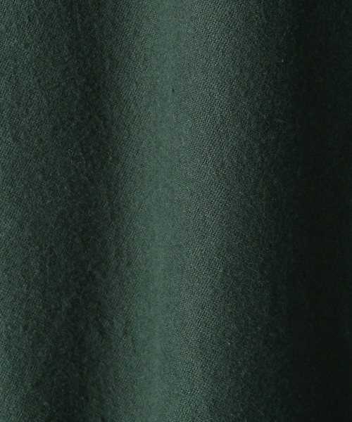 179/WG（イチナナキュウダブルジー）の「カレッジロゴレギュラーシャツ（シャツ/ブラウス・レディース・ブラウン/オフホワイト/グリーン・MEDIUM）」の16枚目の写真