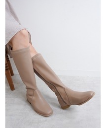 ジョッキーフラットロングブーツ