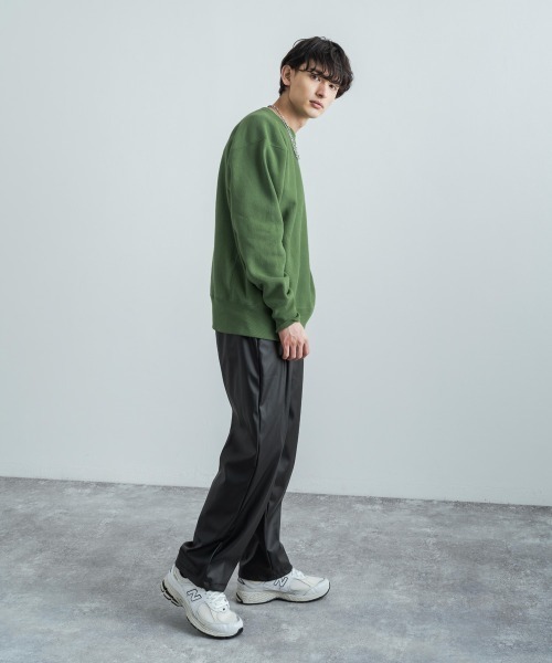 Champion（チャンピオン）の「Champion チャンピオン リバースウィーブ 裏起毛クルーネックスウェットシャツトレーナー C3-Q017（スウェット・メンズ・ブラック/ベージュ/ネイビー/グレー/グリーン・M/XL/L）」の16枚目の写真
