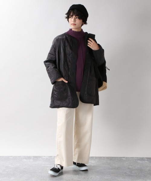 RAGEBLUE（レイジブルー）の「キルティングライナージャケット/954597（ブルゾン・レディース・ブラック/オリーブ・FREE）」の13枚目の写真