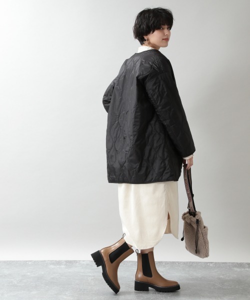 RAGEBLUE（レイジブルー）の「キルティングライナージャケット/954597（ブルゾン・レディース・ブラック/オリーブ・FREE）」の17枚目の写真