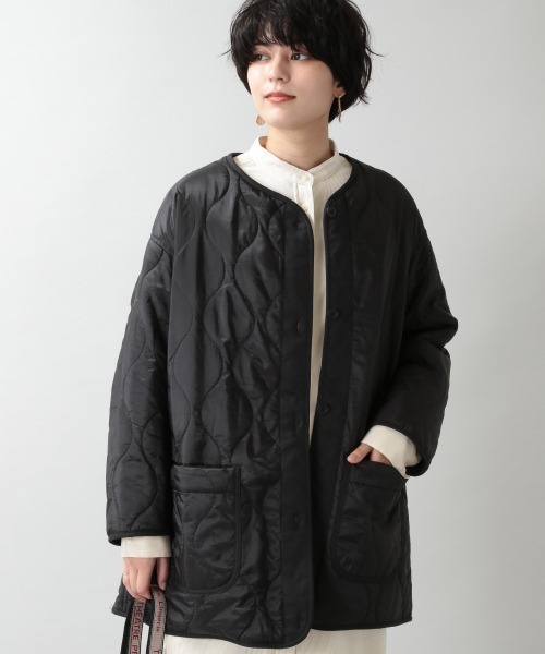 RAGEBLUE（レイジブルー）の「キルティングライナージャケット/954597（ブルゾン・レディース・ブラック/オリーブ・FREE）」の20枚目の写真