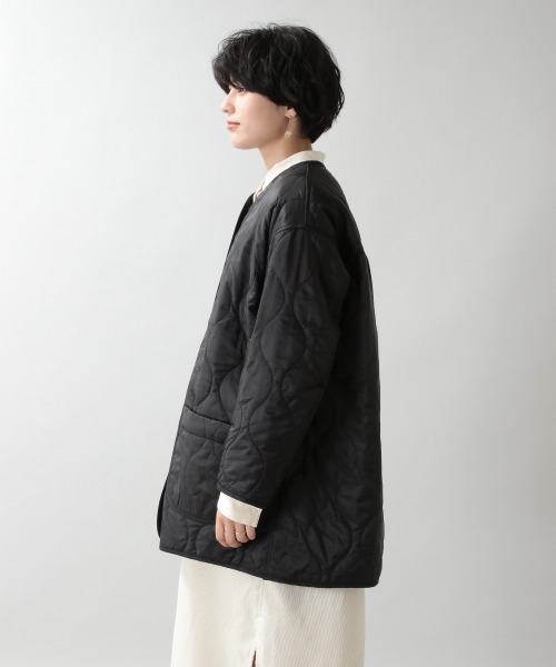 RAGEBLUE（レイジブルー）の「キルティングライナージャケット/954597（ブルゾン・レディース・ブラック/オリーブ・FREE）」の9枚目の写真
