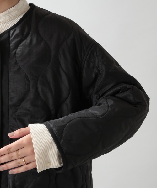 RAGEBLUE（レイジブルー）の「キルティングライナージャケット/954597（ブルゾン・レディース・ブラック/オリーブ・FREE）」の16枚目の写真