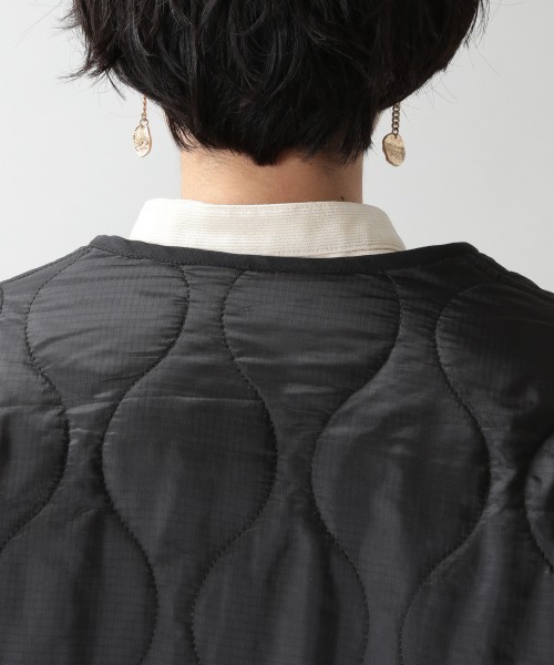 RAGEBLUE（レイジブルー）の「キルティングライナージャケット/954597（ブルゾン・レディース・ブラック/オリーブ・FREE）」の15枚目の写真