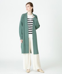 allureville（アルアバイル）の「ラクーンWフェイスコーディガン 