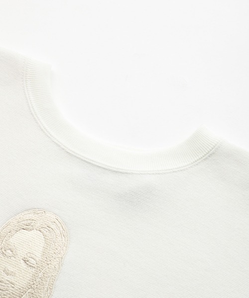 X-girl（エックスガール）の「X-girl × Champion FACE REVERSE WEAVE CREWNECK SWEAT TOP（スウェット・レディース・ブラック/アッシュ/ホワイト/グリーン・S/M）」の15枚目の写真