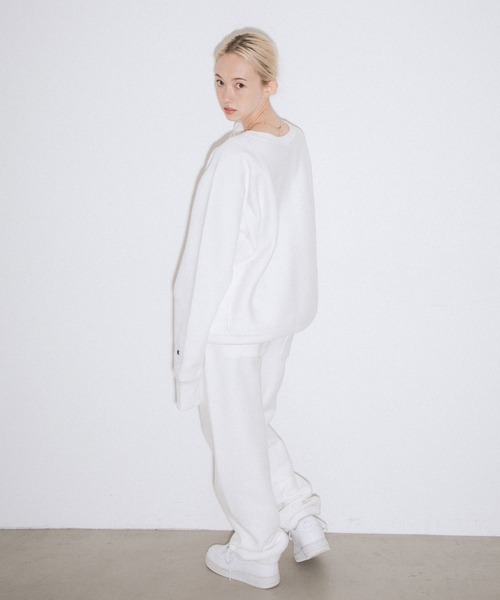 X-girl（エックスガール）の「X-girl × Champion FACE REVERSE