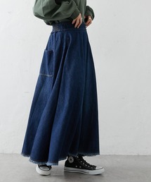 PUAL CE CIN | デニムウエスト調整スカート(スカート)
