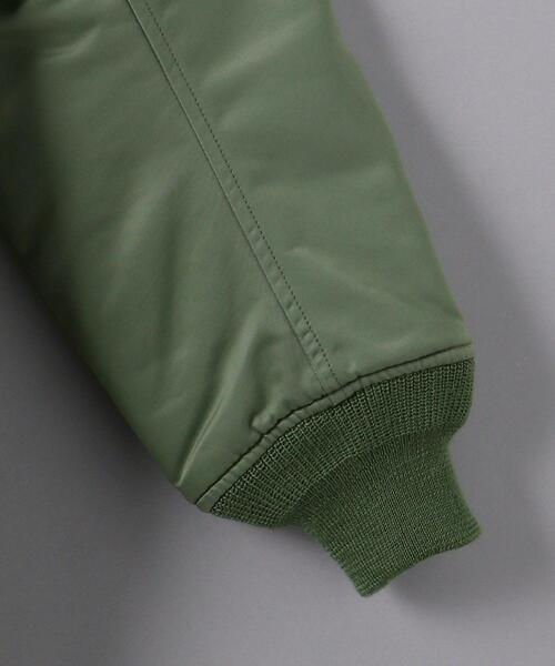 Scye（サイ）の「＜SCYE（サイ）＞ レイヤード ボンバージャケット（ブルゾン・メンズ・オリーブ・40/38/36）」の13枚目の写真