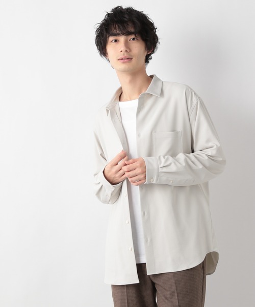 GLOBAL WORK(グローバルワーク)の「LYARDミニウラケボートエリ/239026(Tシャツ/カットソー・メンズ・ホワイト/チャコールグレー/ネイビー・MEDIUM/LARGE)」の9枚目の写真