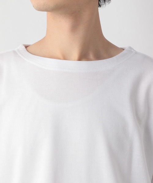 GLOBAL WORK(グローバルワーク)の「LYARDミニウラケボートエリ/239026(Tシャツ/カットソー・メンズ・ホワイト/チャコールグレー/ネイビー・MEDIUM/LARGE)」の15枚目の写真