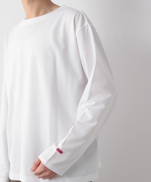 GLOBAL WORK(グローバルワーク)の「LYARDミニウラケボートエリ/239026(Tシャツ/カットソー・メンズ・ホワイト/チャコールグレー/ネイビー・MEDIUM/LARGE)」の16枚目の写真