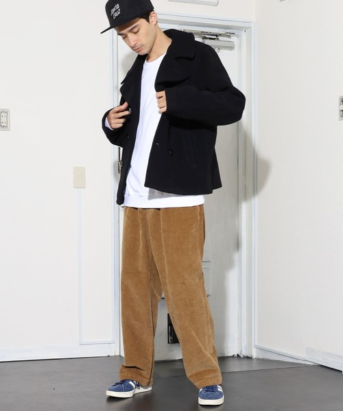 FIDELITY(フィデリティ)の「FIDELITY/フィデリティ MELTON 8B P-COAT Pコート メルトンウール 防寒(ピーコート・メンズ・ブラック・M/L)」の13枚目の写真