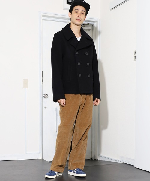 FIDELITY(フィデリティ)の「FIDELITY/フィデリティ MELTON 8B P-COAT Pコート メルトンウール 防寒(ピーコート・メンズ・ブラック・M/L)」の12枚目の写真