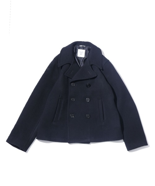 FIDELITY(フィデリティ)の「FIDELITY/フィデリティ MELTON 8B P-COAT Pコート メルトンウール 防寒(ピーコート・メンズ・ブラック・M/L)」の4枚目の写真