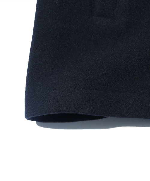 FIDELITY(フィデリティ)の「FIDELITY/フィデリティ MELTON 8B P-COAT Pコート メルトンウール 防寒(ピーコート・メンズ・ブラック・M/L)」の22枚目の写真