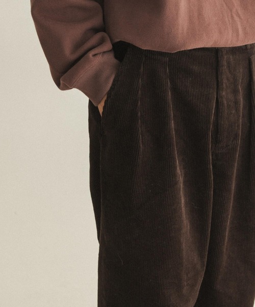 FORK&SPOON(フォークアンドスプーン)の「FORK&SPOON コーデュロイパンツ(その他パンツ・メンズ・ネイビー/ブラウン/ホワイト系その他・4/5)」の10枚目の写真