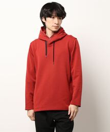 NICOLE CLUB FOR MEN | ダンボールニットプルオーバーパーカ(ニット/セーター)