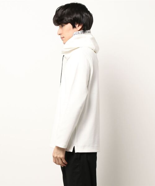 NICOLE CLUB FOR MEN（ニコルクラブフォーメン）の「ダンボールニットプルオーバーパーカ（ニット/セーター・メンズ・ネイビー/チャコール/オフホワイト/レッド系その他/ブラック・MEDIUM/X-LARGE/LARGE）」の6枚目の写真