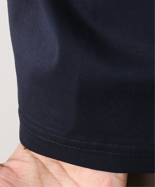 417 EDIFICE(フォーワンセブンエディフィス)の「ライトスムースクルーネック ロングスリーブ(Tシャツ/カットソー・メンズ・ホワイト/ベージュ/ネイビー・SMALL/MEDIUM/LARGE/X-LARGE)」の16枚目の写真