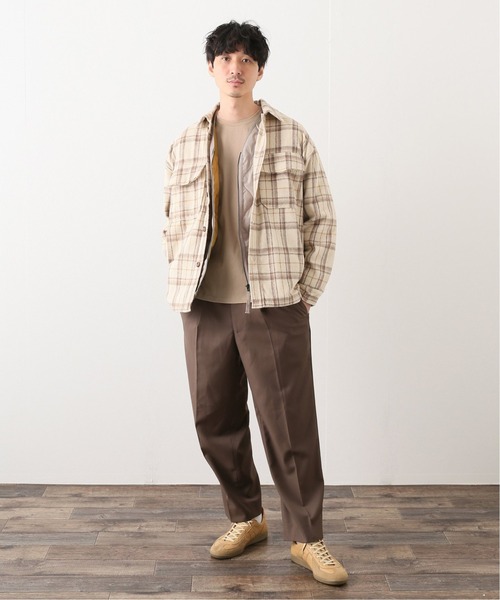 417 EDIFICE(フォーワンセブンエディフィス)の「ライトスムースクルーネック ロングスリーブ(Tシャツ/カットソー・メンズ・ホワイト/ベージュ/ネイビー・SMALL/MEDIUM/LARGE/X-LARGE)」の4枚目の写真