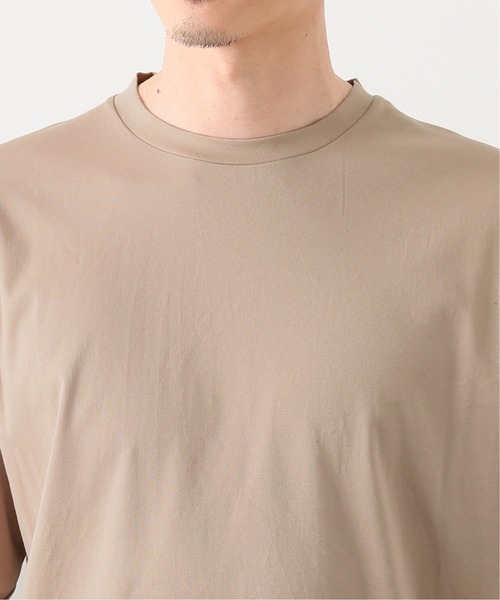 417 EDIFICE(フォーワンセブンエディフィス)の「ライトスムースクルーネック ロングスリーブ(Tシャツ/カットソー・メンズ・ホワイト/ベージュ/ネイビー・SMALL/MEDIUM/LARGE/X-LARGE)」の8枚目の写真