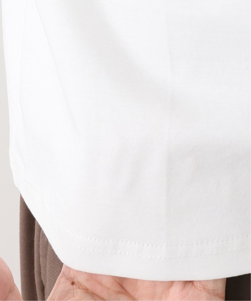 417 EDIFICE(フォーワンセブンエディフィス)の「ライトスムースクルーネック ロングスリーブ(Tシャツ/カットソー・メンズ・ホワイト/ベージュ/ネイビー・SMALL/MEDIUM/LARGE/X-LARGE)」の15枚目の写真