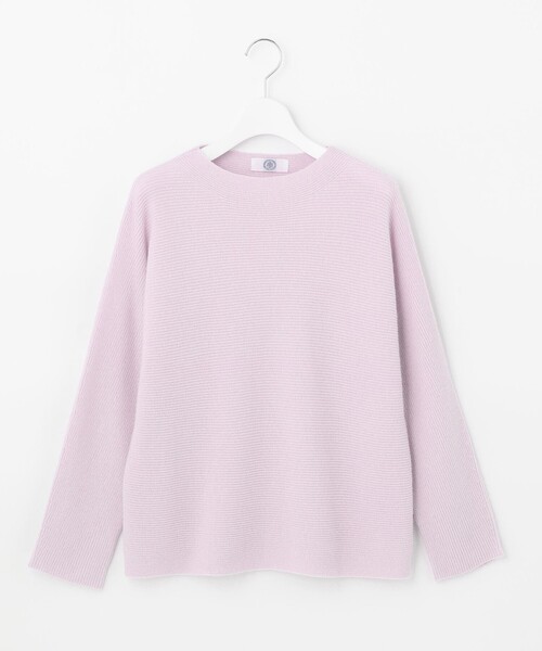 J.PRESS Ladies（J.プレス レディス）の「【洗える】CASHMERE BLENDⅡ  ボトルネック ニット（ニット/セーター・レディース・ライトグレー系/ベージュ系/サックスブルー系/ふじ色系・SMALL）」の5枚目の写真