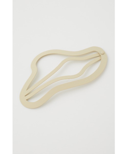 SLY（スライ）の「DEFORMATION HAIR CLIP SET M/ヘアクリップ（バレッタ/ヘアクリップ・レディース・アイボリー/ターコイズブルー・FREE）」の6枚目の写真