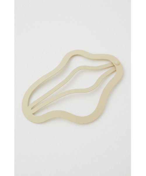 SLY（スライ）の「DEFORMATION HAIR CLIP SET M/ヘアクリップ（バレッタ/ヘアクリップ・レディース・アイボリー/ターコイズブルー・FREE）」の7枚目の写真
