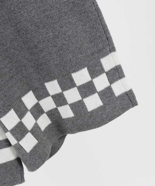 MARBLES（マーブルズ）の「mp9575-CHECKER BORDER KNIT SHORTS ショーツ（その他パンツ・メンズ・ネイビー/トップグレー・L/M/XL）」の22枚目の写真