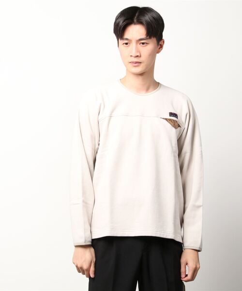 CAL O LINE(キャルオーライン)の「CAL O LINE /キャルオーライン LIGHTWEIGHT SWEAT CREW NECK ライトウェイトスウェットクルーネック(スウェット・メンズ・ブラック/ベージュ/ブルー/ナチュラル・LARGE/MEDIUM)」の4枚目の写真