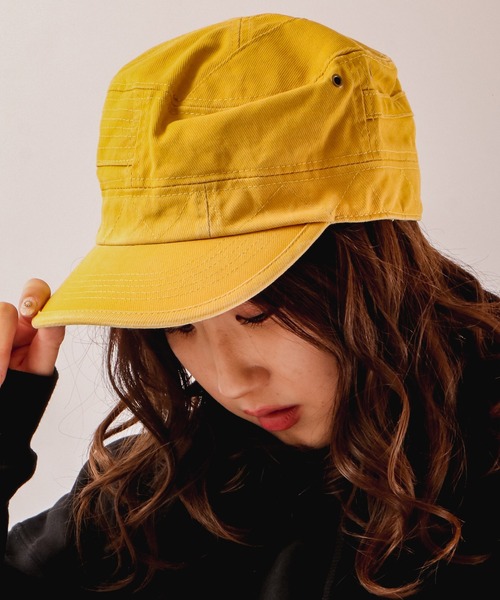 Sense of Grace（センスオブグレース）の「ATARI WK CAP 製品洗いワークキャップ（キャップ・メンズ・マスタード/ワイン/ネイビー/ブラウン/ダークグレー/ブラック・FREE）」の6枚目の写真