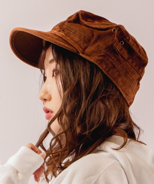 Sense of Grace（センスオブグレース）の「ATARI WK CAP 製品洗いワークキャップ（キャップ・メンズ・マスタード/ワイン/ネイビー/ブラウン/ダークグレー/ブラック・FREE）」の20枚目の写真