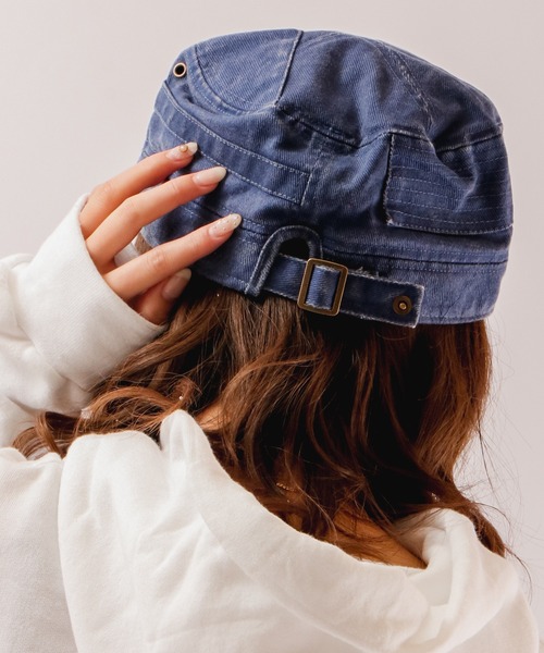 Sense of Grace（センスオブグレース）の「ATARI WK CAP 製品洗いワークキャップ（キャップ・メンズ・マスタード/ワイン/ネイビー/ブラウン/ダークグレー/ブラック・FREE）」の15枚目の写真