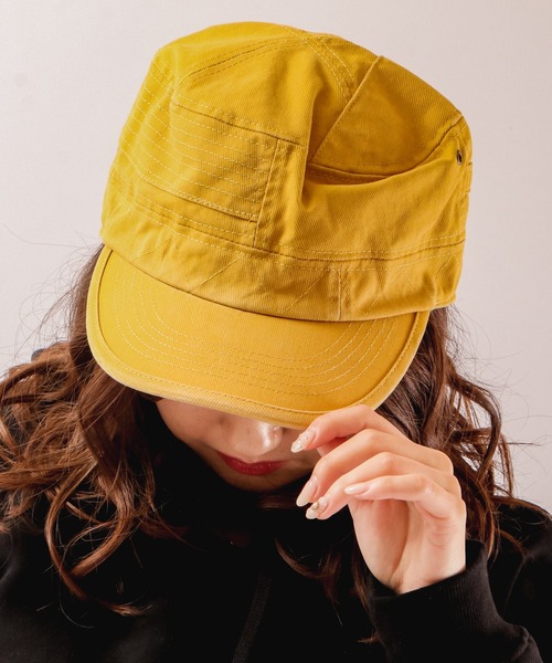 Sense of Grace（センスオブグレース）の「ATARI WK CAP 製品洗いワークキャップ（キャップ・メンズ・マスタード/ワイン/ネイビー/ブラウン/ダークグレー/ブラック・FREE）」の13枚目の写真