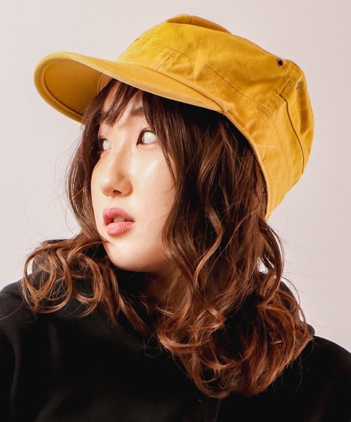 Sense of Grace（センスオブグレース）の「ATARI WK CAP 製品洗いワークキャップ（キャップ・メンズ・マスタード/ワイン/ネイビー/ブラウン/ダークグレー/ブラック・FREE）」の12枚目の写真