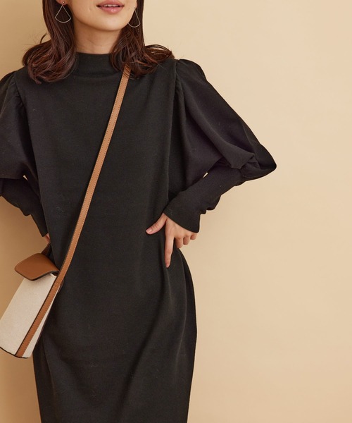 SALON adam et rope'（サロン アダム エ ロペ）の「[完売色追加決定！]キャンバスレザーコンビフラップポシェット / ショルダーバッグ（ショルダーバッグ・レディース・ブラック/キャメル・FREE）」の5枚目の写真