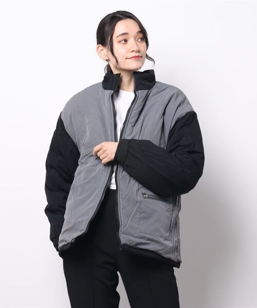 INTERPLAY(インタープレイ)の「【INTERPLAY】リバーシブルパディングブルゾン(ブルゾン・レディース・ベージュ/グリーン/ブラック・FREE)」の8枚目の写真