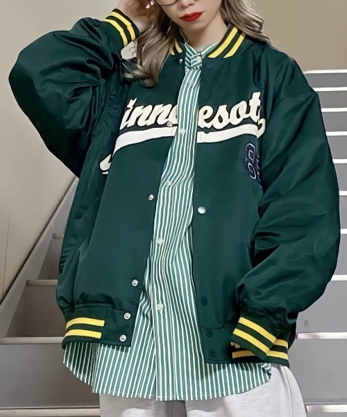 WEGO（ウィゴー）の「WEGO/【一部限定カラー】ワッペンスタジャン