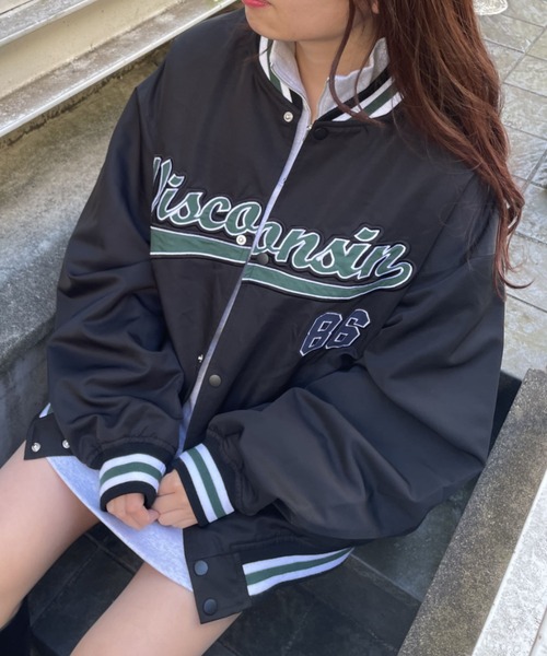 WEGO（ウィゴー）の「WEGO/【一部限定カラー】ワッペンスタジャン