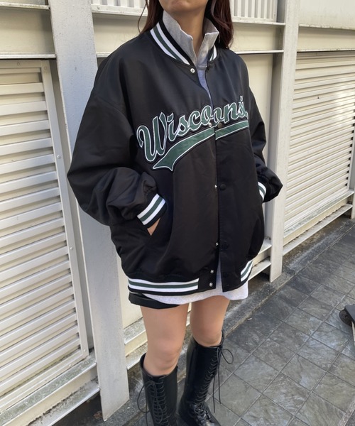 WEGO（ウィゴー）の「WEGO/【一部限定カラー】ワッペンスタジャン