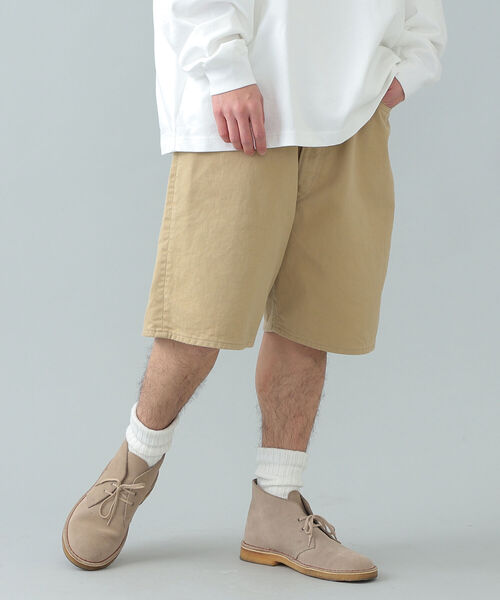 BEAMS（ビームス）の「BEAMS / ワイド ショーツ（その他パンツ・メンズ・ベージュ/インディゴブルー・MEDIUM/LARGE/SMALL）」の11枚目の写真