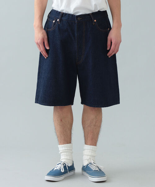 BEAMS（ビームス）の「BEAMS / ワイド ショーツ（その他パンツ・メンズ・ベージュ/インディゴブルー・MEDIUM/LARGE/SMALL）」の15枚目の写真