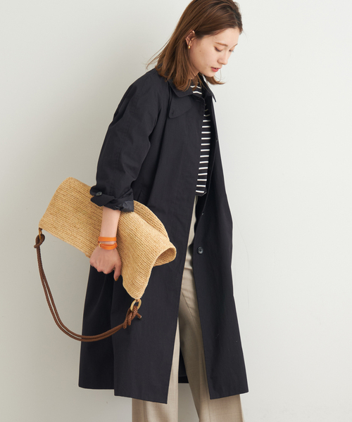 FRAMeWORK（フレームワーク）の「LUDIAステンカラーコート◆（ステンカラーコート・レディース・カーキ/ネイビー・38/36）」の2枚目の写真