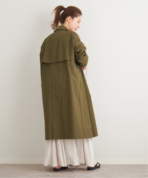 FRAMeWORK（フレームワーク）の「LUDIAステンカラーコート◆（ステンカラーコート・レディース・カーキ/ネイビー・38/36）」の5枚目の写真