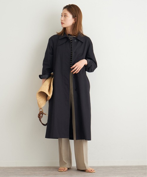 FRAMeWORK（フレームワーク）の「LUDIAステンカラーコート◆（ステンカラーコート・レディース・カーキ/ネイビー・38/36）」の7枚目の写真