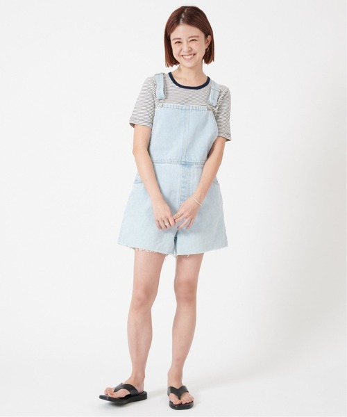 U by SPICK&SPAN(ユーバイスピックアンドスパン)の「【ROLLA’S/ローラス】 MIRAGE SHORT オーバーオール◆(サロペット/オーバーオール・レディース・サックスブルー・FREE)」の12枚目の写真